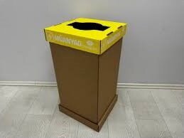 Wanapack GRN00023 50 literes Szelektív Műanyag szemetes tetővel - Sárga