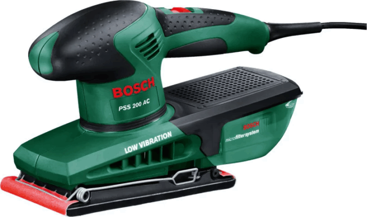 Bosch PSS 200 AC Elektromos Rezgőcsiszoló 200W (92 x 182 mm)