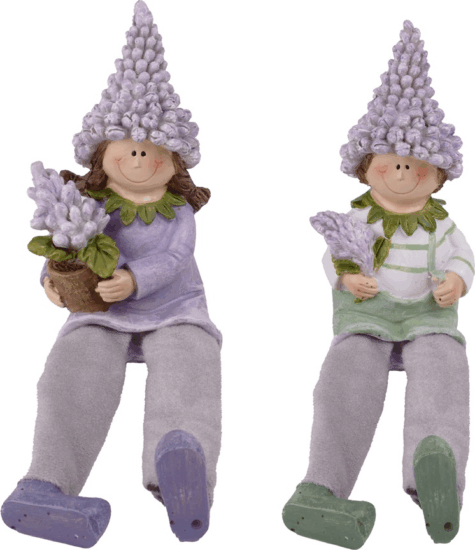 Iris műgyanta levendula gyerek lakásdekoráció 17cm - Többféle