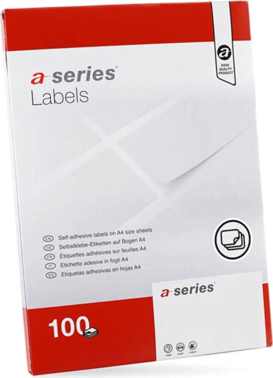 A-Series 52,5 x 21,2 mm Címke tintasugaras és lézer nyomtatóhoz (5600 db / csomag)