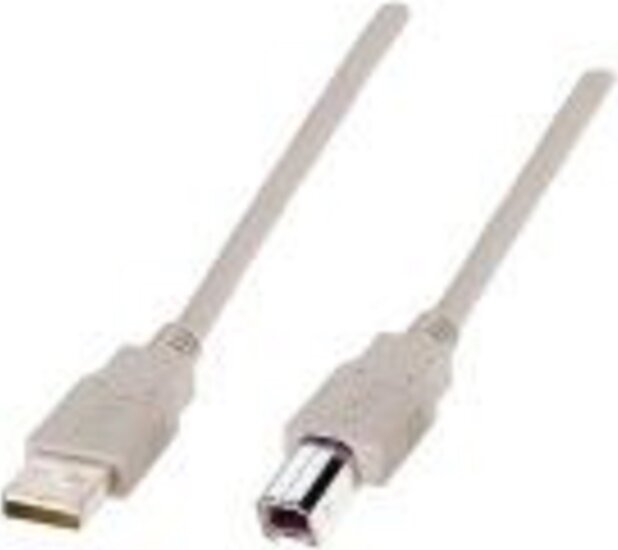 nBase 750250 USB-A apa - USB-B adatkábel 3m - Szürke