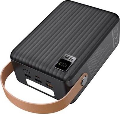 Tracer Vouge 8 Powerbank 5x USB-A + 1x USB-C + 1x Micro USB 80000 mAh 22.5W - Fekete