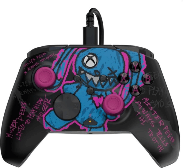 PDP 049-023-CDMP Rematch Glow Vezetékes Kontroller Gamepad (Xbox One/Series X|S/PC) - Fekete