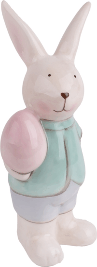 Iris dekor porcelán nyúl tojással húsvéti dekoráció