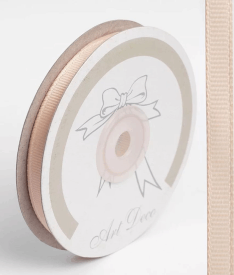 Iris ripsz díszítő szalag 9mmx25m - Barack