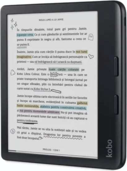 Kobo Libra Colour 7" 32GB E-book olvasó - Fekete