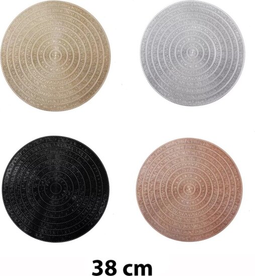 Iris 671990 Műanyag Kerek tányéralátét 38cm - Több színű