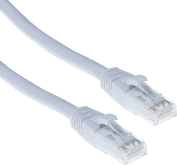 ACT U/UTP CAT6A RJ45 Patch kábel 1m - Fehér ACT U/UTP CAT6A RJ45 Patch kábel 1m - Fehér