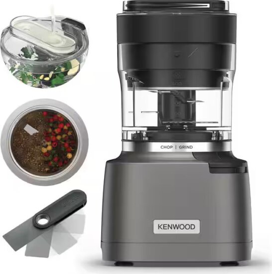 Kenwood CHP80.000.SI Duo Prep 2in1 Elektromos Aprító 0,5L 800 Watt - Antracit szürke