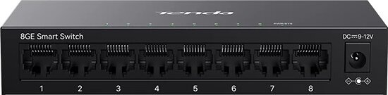 Tenda TEG2208D Menedzselhető 8-Port 16Gbps Switch - Fekete Tenda TEG2208D Menedzselhető 8-Port 16Gbps Switch - Fekete
