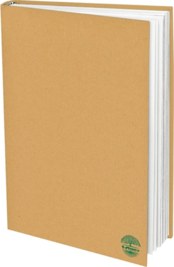 TC Eco 96 lapos A5 vonalas napló - Natúr