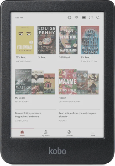 Kobo Clara Colour 6" 16GB E-book olvasó - Fekete Kobo Clara Colour 6" 16GB E-book olvasó - Fekete