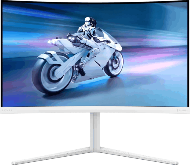 Philips 27" Evnia 5000 27M2C5501 16:9 QHD VA Ívelt Gaming Monitor - Fehér