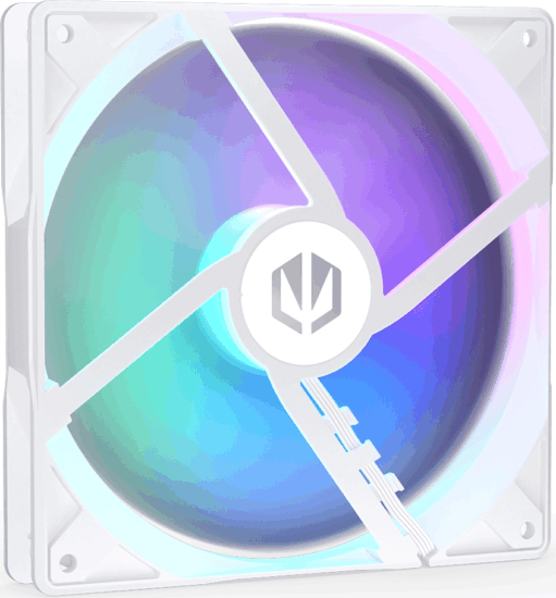 Endorfy Stratus 120mm PWM ARGB Rendszerhűtő ventilátor 1db - Fehér