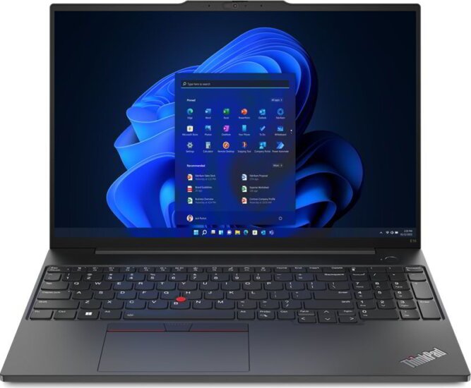 Lenovo ThinkPad E16 Laptop Fekete (16" / Intel Core Ultra 7-155U / 16GB / 1TB SSD)
