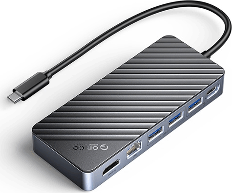 Orico OM28PR-G2-BK Univerzális USB-C Notebook Dokkoló