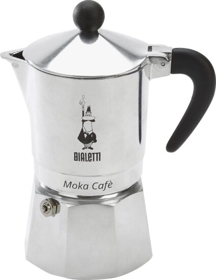 Bialetti Break 3TZ 3 személyes Kotyogós kávéfőző - Ezüst