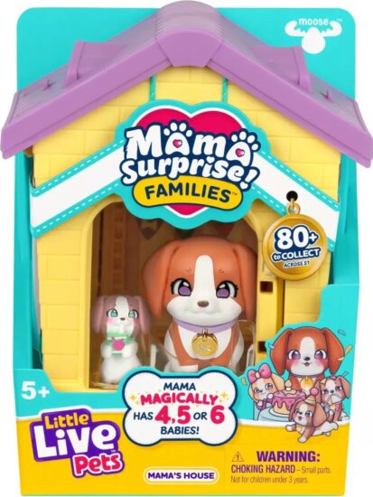 Moose Toys Little Live Pets Mama Surprise - Mama Háza figura szett