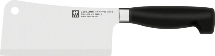 Zwilling Vier Sterne Rozsdamentes acél Bárd 15cm - Fekete