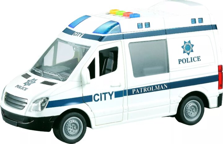 Rendőrautó fény- és hanghatásokkal