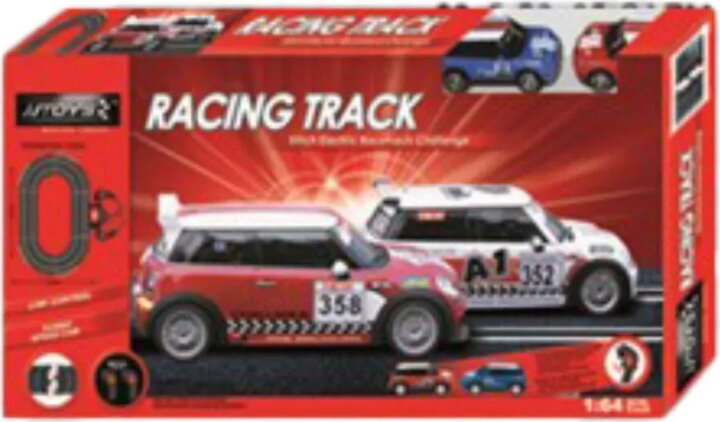 Távirányítós autópálya kisautókkal 1:64