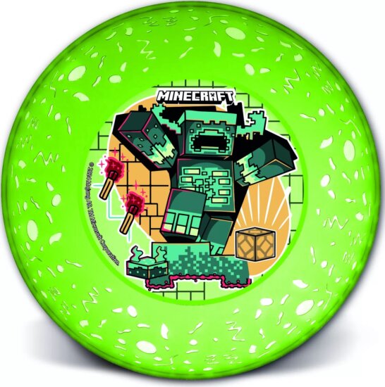 Minecraft Joy műanyag gyerek mélytányér - Zöld