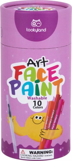 Tooky Toy 10 színű Arcfestő ceruza készlet
