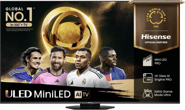 Hisense 85" 85U8Q 16:9 4K UltraHD MiniLED Smart ULED TV 165Hz