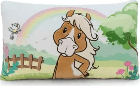 Nici Green Holly póni szögletes párna (43 x 25 cm)