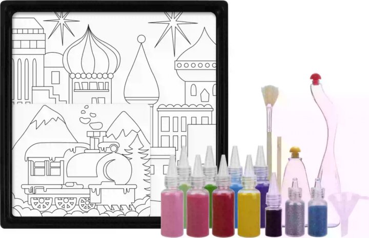 Homokkép készítő készlet - Karnevál