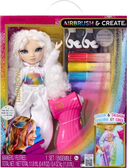 Rainbow High baba színezhető hajjal és kiegészítőkkel - Zöld szemű Rainbow High baba színezhető hajjal és kiegészítőkkel - Zöld szemű