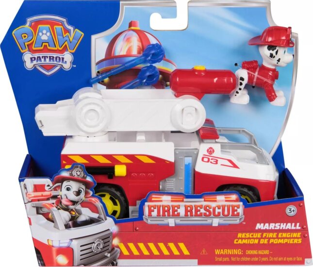 Nickelodeon Mancs Őrjárat Fire Rescue - Marshall járműve figurával Nickelodeon Mancs Őrjárat Fire Rescue - Marshall járműve figurával