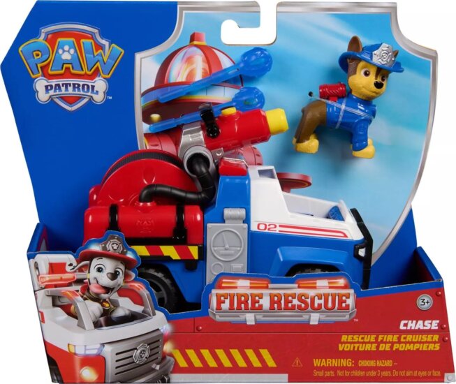 Nickelodeon Mancs Őrjárat Fire Rescue - Chase járműve figurával