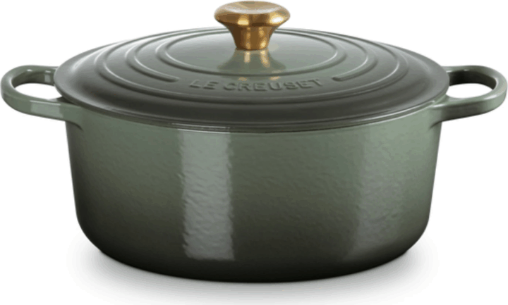 Le Creuset Signature Öntöttvas Lábas fedővel Ø 18cm - Zöld
