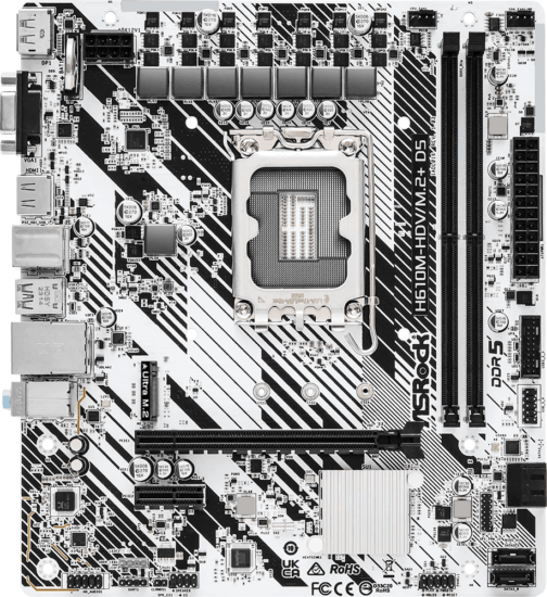 ASRock H610M-HDV DDR5 Intel s1700 MicroATX alaplap