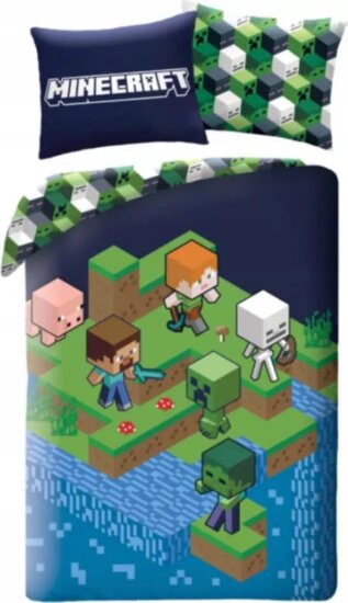 Minecraft Kétrészes ágyneműhuzat garnitúra (140 x 200cm)