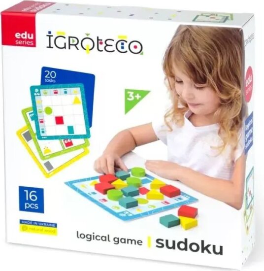 Igroteco Sudoku 16 darabos logikai játék gyerekeknek
