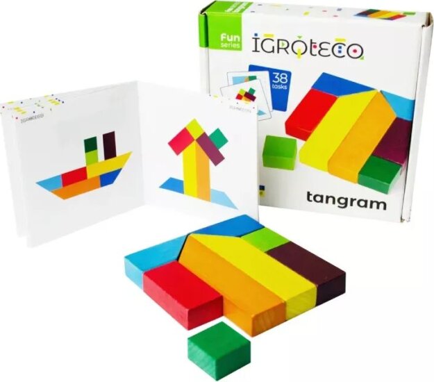 Igroteco Tangram 8 darabos logikai játék