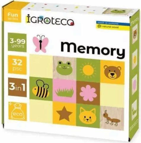 Igroteco Fa memória 32 db-os Fejlesztő játék