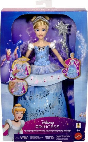 Mattel Disney hercegnők Varázslatos Hamupipőke baba