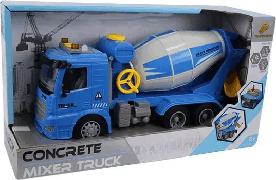 Betonkeverő autó hang- és fényhatásokkal 30.5 cm - Kék
