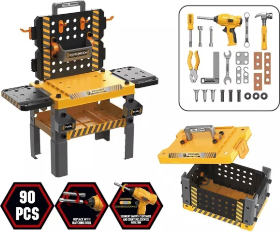 Munkapad szerszámokkal 90 db-os szett