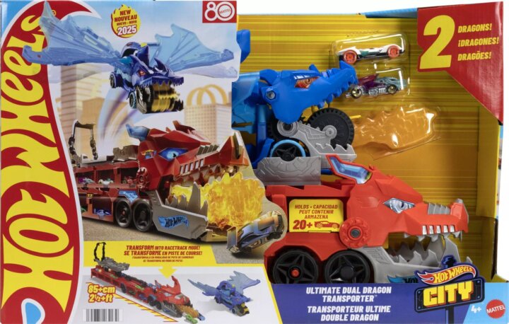 Mattel Hot Wheels Sárkányjárgány autószállító 1:64