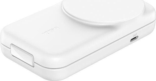 Belkin UltraCharge Qi2 Mágneses 2-in-1 hálózati töltő 25W - Fehér