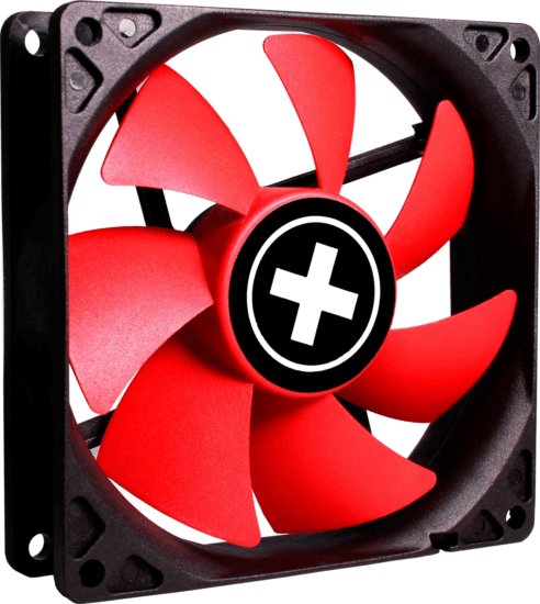 Xilence Red Wing 92 92mm PWM Rendszerhűtő ventilátor - Piros