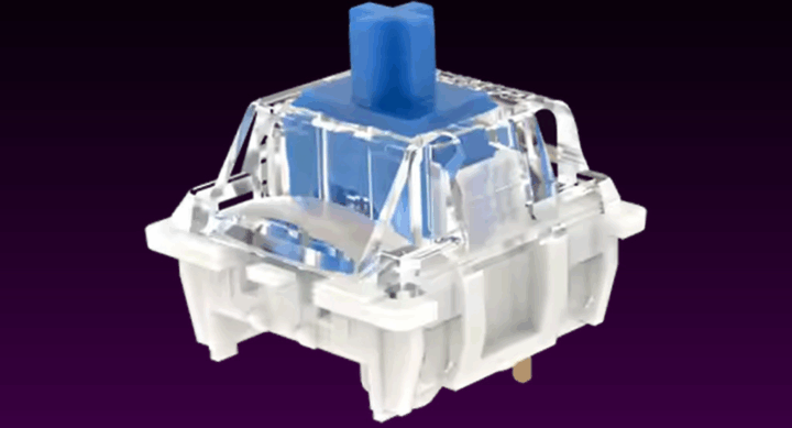 Gateron G Pro 3.0 Blue - Clicky Mechanikus switch szett (35db / csomag)