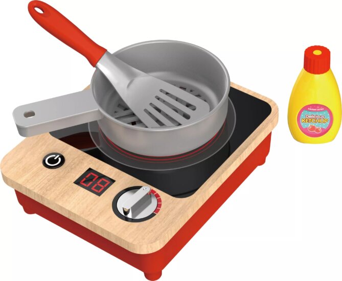 Chaoye Toys 6 darabos Serpenyős játékszett fény- és hanghatásokkal