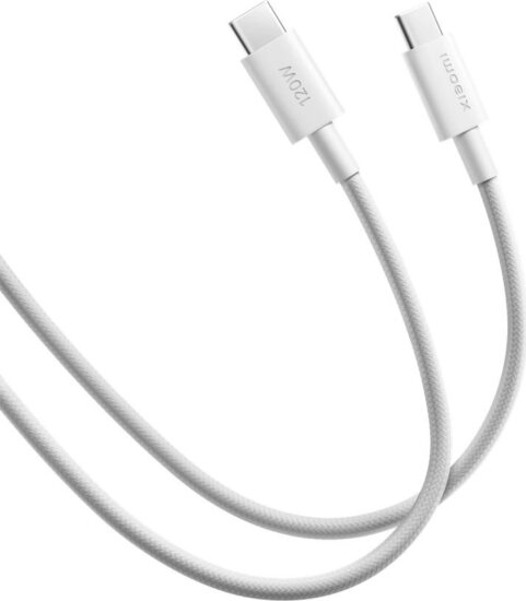Xiaomi BHR087KGL USB-C - USB-C Kábel 6A 1m - Fehér