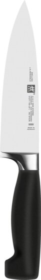 Zwilling Vier Sterne Rozsdamentes acél Szakácskés 16cm - Fekete