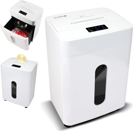 Olympia CC 1010 S Iratmegsemmisítő 8 lap 10L - Fehér